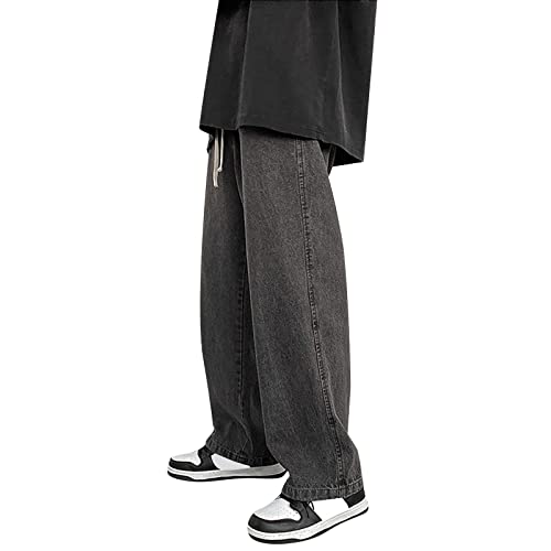 Herren Jeans Hose Slim Fit Jeanshose Used Look Baumwoll Denim Stretch Hosen Skater Hip Hop Pants Hose Jeans Herren Bootcut Loos Jeans Herren Jeans Hosen Herren Style isch Herren Hose Sommer 3/4 von Generisch