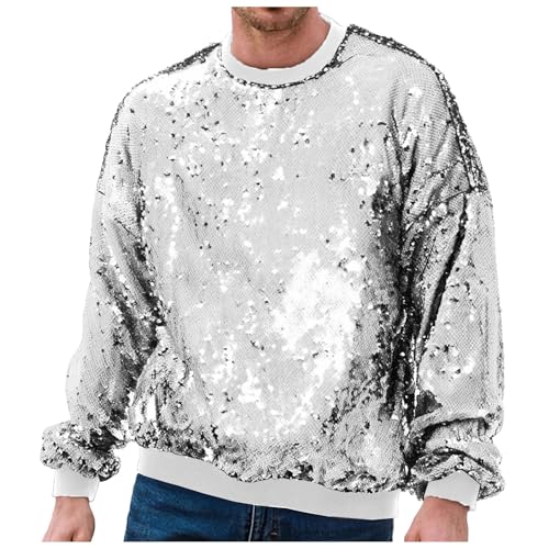 Herren Langärmliger Pullover einfarbig Winter Poloshirt Winterpullover Sweater Männer ohne Kapuze Dicker Pulli Outdoor Arbeitshirt Bequem Winter Rollkragenpullover Multi Taschen Fleecejacke Hoodie von Generisch
