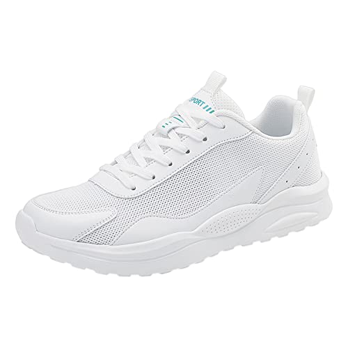 Herren Laufschuhe Weiß Sportschuhe Bequeme Joggingschuhe Weich Trend Turnschuhe Bequeme Walkingschuhe Funky Running Sneaker Fitnessstudio Straßenlaufschuhe Bequeme Freizeitschuhe Breeze Schuhe Herren Laufschuhe Weiß Sportschuhe Bequeme Joggingschuhe Weich Trend Turnschuhe Bequeme Walkingschuhe Funky Running Sneaker Fitnessstudio Straßenlaufschuhe Bequeme Freizeitschuhe Breeze Schuhe von Generisch
