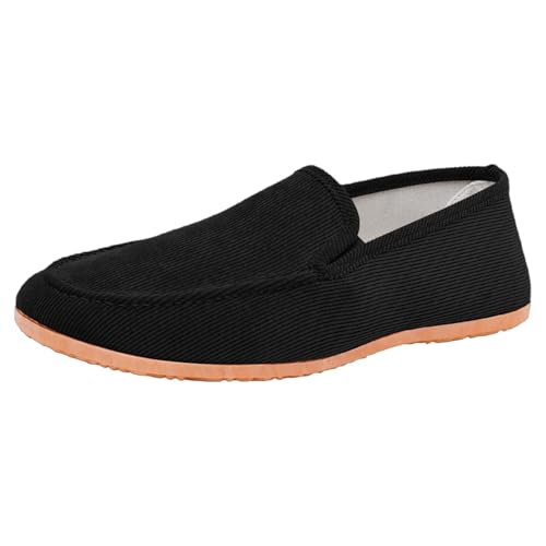 Herren Mokassins Segelschuhe Loafers Slipper Stoffschuhe Atmungsaktive Freizeitschuhe Ohne SchnüRsenkel Walkingschuhe Leichte Bequeme Fahrschuhe Slip On Stoffschuhe Modische Canvas Schuhe von Generisch