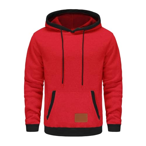 Herren Mütze Labeling Pullover Threaded House Slipper Open, rot, M von Generisch