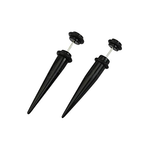 Herren Ohrstecker Illusion Fake Gauge Ohr Plug Piercing Ohrringe Sets - 1 Paar Schön und Professionell von Generisch