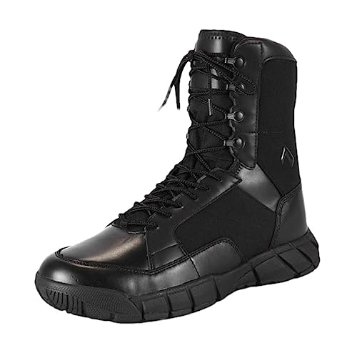Herren Outdoor Winter Militär Taktische Stiefel 1000D Nylon Atmungsaktiv Rutschfeste Schuhe Klettern Training Stiefel, Schwarz , 42 1/3 EU von Generisch