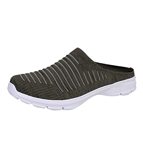 Herren Pantoletten Damen Clogs Slip On Sommerschuhe Turnschuhe Plateau Große Größe Sportschuhe Atmungsaktiv Leicht Schlupfschuhe Mesh Sandalen Bequem Hausschuhe Freizeitschuhe Walkingschuhe von Generisch