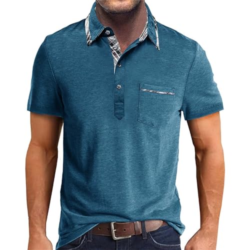 Herren Poloshirt Kurzarm Atmungsaktiv Tennis Golf Polo Sommer Freizeit Sport Schnelltrocknend T-Shirts Regular FitMen'S Polos Herren Poloshirt Kurzarm Atmungsaktiv Tennis Golf Polo Sommer Freizeit Sport Schnelltrocknend T-Shirts Regular FitMen'S Polos von Generisch