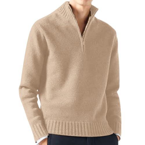 Herren Pullover Shirt Langarm Kleidung Sweater Männer Arbeitspullover Sweatshirt Activewear Für Bekleidung Fleecepullover Pulli Langarmshirt Baumwolle Strickpullover Pullis von Generisch
