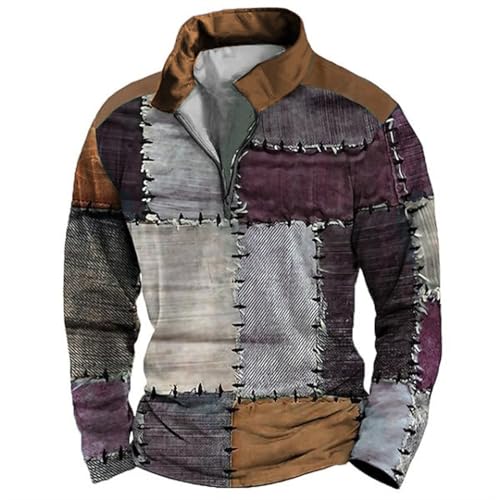 Herren Pullover Strickpullover mit Rundhals Langarm Sweatshirt Freizeit Slim fit Feinstrick Winterpullover herren arbeitspullover schwarzer oversize pullover herren pullover herren schwarz zip von Generisch