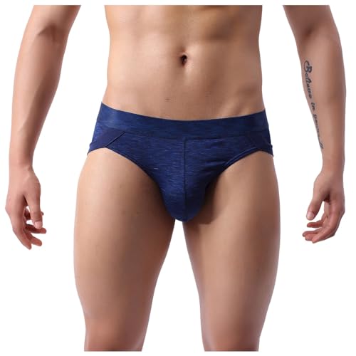 Herren Slip Mit Pouch Unterhose Mit Hoden Beutel Baumwolle Sexy Trunk Bulge Enhancing Pouch Atmungsaktive Sportslip Dünn Slips Bequem Underwear Low Rise Sommer Blau herren unterhosen baumwolle Herren Slip Mit Pouch Unterhose Mit Hoden Beutel Baumwolle Sexy Trunk Bulge Enhancing Pouch Atmungsaktive Sportslip Dünn Slips Bequem Underwear Low Rise Sommer Blau herren unterhosen baumwolle von Generisch