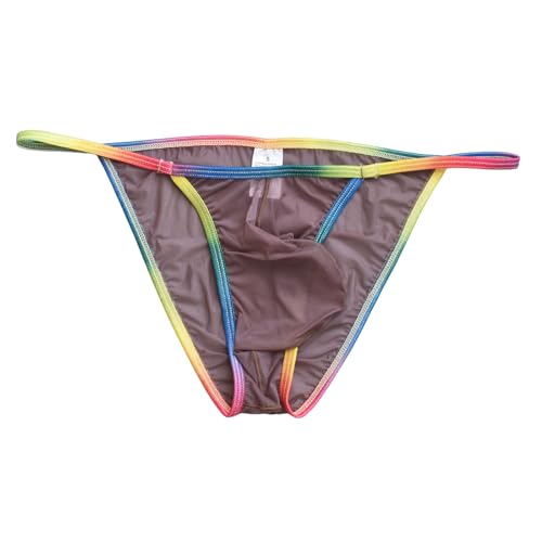 Herren-Slip Mit Separatem Beutel Unterhosen Männer Bulge Pouch Dünn Trunk Mit Bulge Beutel Baumwoll Atmungsaktiv Tanga Stretch String Sexy Reizwäsche Sommer Kaffee Unterhosen männer Herren-Slip Mit Separatem Beutel Unterhosen Männer Bulge Pouch Dünn Trunk Mit Bulge Beutel Baumwoll Atmungsaktiv Tanga Stretch String Sexy Reizwäsche Sommer Kaffee Unterhosen männer von Generisch