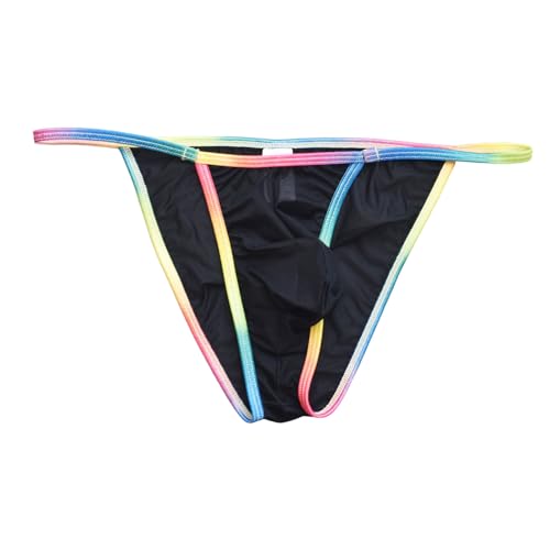 Herren-Slip Mit Separatem Beutel Unterhosen Männer Bulge Pouch Dünn Trunk Mit Bulge Beutel Baumwoll Atmungsaktiv Tanga Stretch String Sexy Reizwäsche Sommer Schwarz unterwäsche für Jungen Herren-Slip Mit Separatem Beutel Unterhosen Männer Bulge Pouch Dünn Trunk Mit Bulge Beutel Baumwoll Atmungsaktiv Tanga Stretch String Sexy Reizwäsche Sommer Schwarz unterwäsche für Jungen von Generisch