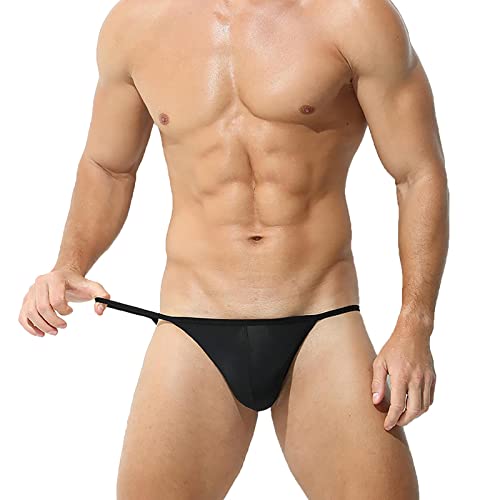 Herren Slips Baumwolle Herren Power Slips Briefs Unterhosen Cotton Stretch Weich Sexy Reizvolle Dünne Bequeme Unterwäsche Für Männer Sexy Schlanke Einfarbige Niedrig Slips Herren Unifarben von Generisch