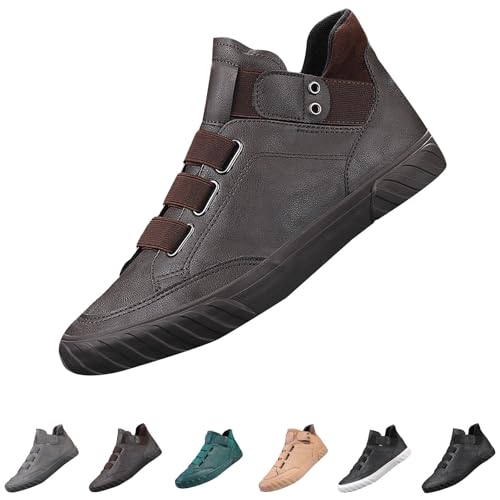 Herren-Sneaker, hohe Passform, weite Passform, Baumwoll-Leinen, atmungsaktiv, Deck-Boot, Freizeitschuhe, bequem, leicht, rutschfest, klassische Wander-Sneaker, coffee, 39 1/3 EU Herren-Sneaker, hohe Passform, weite Passform, Baumwoll-Leinen, atmungsaktiv, Deck-Boot, Freizeitschuhe, bequem, leicht, rutschfest, klassische Wander-Sneaker, coffee, 39 1/3 EU von Generisch