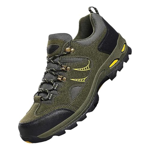 Herren Sneaker，Mode Freizeit Wanderschuhe rutschfest Abriebfest Trekkingschuhe Dicker Sohle Sportschuhe Winddicht Kletterschuhe Outdoor Walkingschuhe Leichtgewichts Bequeme Bergschuhe von Generisch