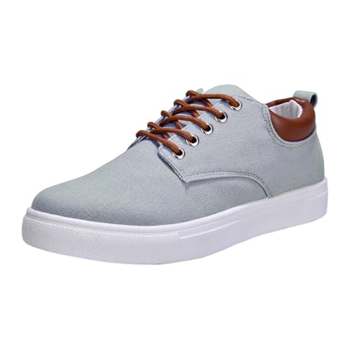 Herren-Sneakers,Canvas Schuhe Slip On,Flache Halbschuhe,Moderne Segeltuchschuhe,Leichte Sportschuhe Atmungsaktive Freizeitschuhe SchnüRsen Sportschuhe Low Top Mit Gummisohle rutschfeste Turnschuhe Herren-Sneakers,Canvas Schuhe Slip On,Flache Halbschuhe,Moderne Segeltuchschuhe,Leichte Sportschuhe Atmungsaktive Freizeitschuhe SchnüRsen Sportschuhe Low Top Mit Gummisohle rutschfeste Turnschuhe von Generisch