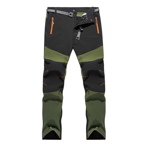 Herren Softshellhose Outdoor Wanderhose Wasserdicht Softshell Trekkinghose Winddicht Camping Funktionshose Softshellhose Cargo Arbeitshose Regular Fit Sporthose, grün, XL Herren Softshellhose Outdoor Wanderhose Wasserdicht Softshell Trekkinghose Winddicht Camping Funktionshose Softshellhose Cargo Arbeitshose Regular Fit Sporthose, grün, XL von Generisch