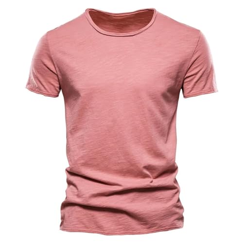 Herren Sommer T-Shirt V-Ausschnitt Slim Fit Baumwolle-Anteil Männer T-Shirt V-Neck Hoodie-Sweatshirt Kurzarm Unterhemd V Ausschnitt Herren Weißes T-Shirt Herren Unterhemd Herren V Ausschnitt Weiß von Generisch