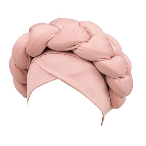 Herren-Stirnband, Turbane, für Damen, Kopfbandagen für schwarze Frauen, seidige Turban-Hüte, niedliche Workout-Stirnbänder, rose, Einheitsgröße von Generisch