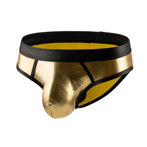 Herren String T-Back Männer String Tanga Thong Slip Große Größen Unterhosen Slips Wetlook Shorts Pouch Underwear Wetlook Reizunterwäsche Unterwäsche Low Rise T-Back Thong Tanga Unterwäsche für Herren von Generisch