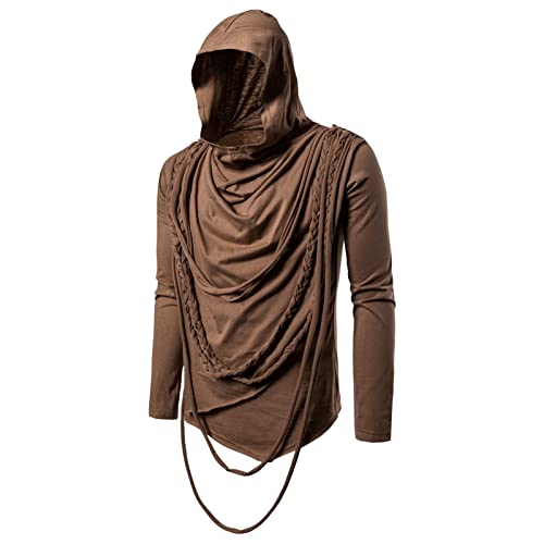 Herren-Sweatshirt, langärmelig, Kapuzenpullover, Sweatshirt, lässig, Bluse, Temperament-Pullover, Hoodies, Oberteil, übergroße Hoodies für Herren, coffee, M Herren-Sweatshirt, langärmelig, Kapuzenpullover, Sweatshirt, lässig, Bluse, Temperament-Pullover, Hoodies, Oberteil, übergroße Hoodies für Herren, coffee, M von Generisch