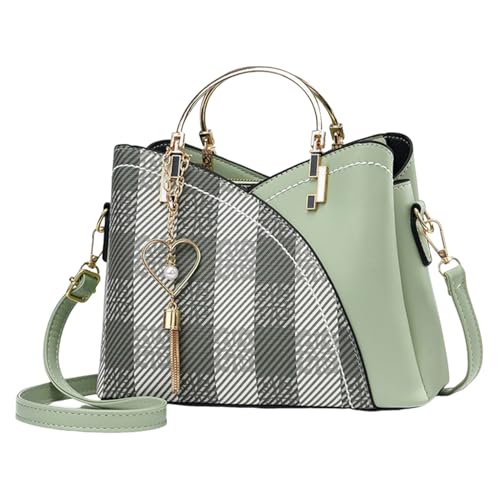 Herren Taschen Männer Umhänge Damen-Einkaufstasche, modische Handtaschen, Geldbörse, Umhängetasche, Ledertasche für Damen Taschen Garderoben (D, One Size) von Generisch