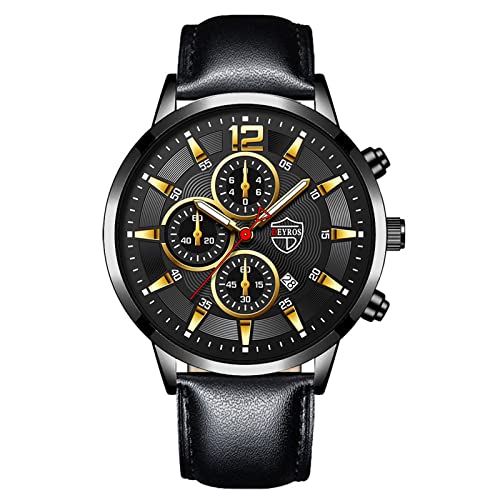 Herren Uhr Uhren Herren Uhren Gelegenheitsuhr aus Anromat Einer Quarzuhr für Männer Personalisiert (C, One Size) von Generisch
