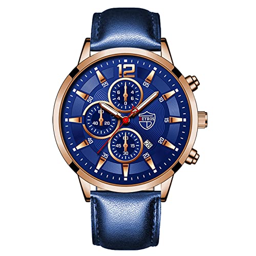 Herren Uhr Uhren Herren Uhren Gelegenheitsuhr aus Anromat Einer Quarzuhr für Männer Personalisiert (E, One Size) von Generisch