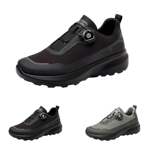 Herren Walkingschuhe Turnschuhe, Freizeitschuhe Herren Sportlich Fahrradschuhe Slip On Sportschuhe Ohne Schnürsenkel Arbeitsschuhe Sportlich Trekkingschuhe Wasserdicht Atmungsaktiv Freizeitschuhe von Generisch