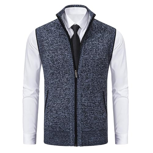 Herren Westen Sportlich Elegant Ärmellos Weste Kurz Fleeceweste Arbeitsweste Stehkragen Softshell Strickjacke Winterweste Vest Sportweste Gefüttert Plüsch Strickweste Herren Westen Sportlich Elegant Ärmellos Weste Kurz Fleeceweste Arbeitsweste Stehkragen Softshell Strickjacke Winterweste Vest Sportweste Gefüttert Plüsch Strickweste von Generisch