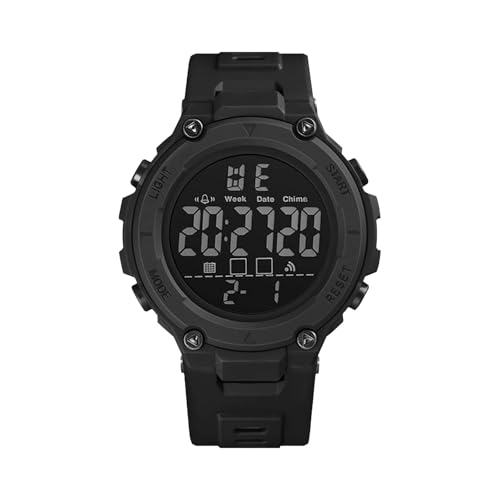 Herren analog Quarz Uhr Atmosphärische Herrenuhr Business Wear Uhr Casual und Herrenmode Elegante Herrenuhr Armbanduhr Breit Herren Elastisches Armband (Black, 20x5cm) von Generisch