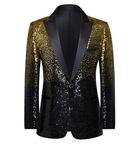Herren gestreifte Pailletten-Anzugjacke, Blazer, Schal, Blazer, Bühnenparty, Abschlussball, Hochzeit, Smoking, Muster 6, 5XL Herren gestreifte Pailletten-Anzugjacke, Blazer, Schal, Blazer, Bühnenparty, Abschlussball, Hochzeit, Smoking, Muster 6, 5XL von Generisch