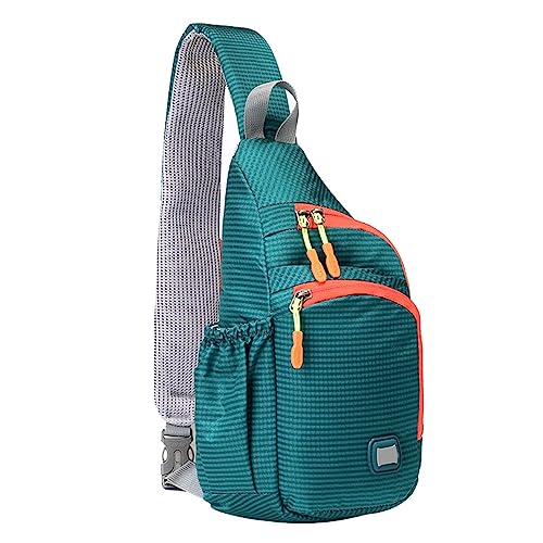 Herren und Damen Outdoor Umhängetasche Reißverschluss Crossbody Tasche Radfahren Sporttasche Bergsteigen Reisen Kleiner Rucksack Schultertasche Tragetasche für Frauen, C, Einheitsgröße von Generisch