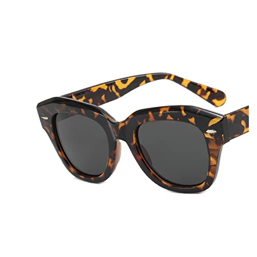 Herren und Damen Straßenschießen dekorative modische Sonnenbrille Outdoor Urlaub Strand Sonnenbrille (Farbe: B, Größe: 1), D, 35 EU von Generisch
