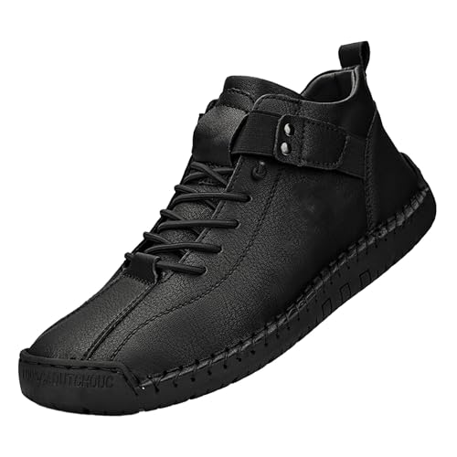 HerrenTraillaufschuhe Schuhe Herren Damen Unsex Sneaker Ergonomischer Wasserdichter Schmerzlindernder LederBarfußschuh Orthopädische Wanderschuhe Wasserschuhe Herren 46 von Generisch