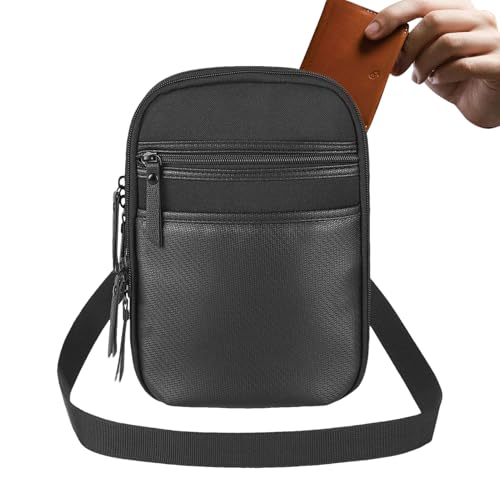 Herrenfanny Pack, kleine Taillenbeutel für Frauen | Kompakte Körperbeutel Beutel | Tragbarer multifunktionaler Beutel für Telefonie -Brieftaschen und Dokumente Fahren mit Wander im Freien von Generisch