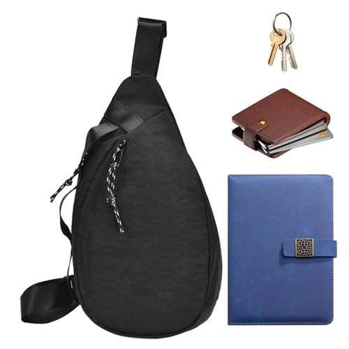 Herrenschlinge, Männer Chest Bag | Großkapazität Sport Taillenpack Mann Geldbeutel,Reisegürtelbeutel, Modemessengertasche für das Reisencamping von Generisch