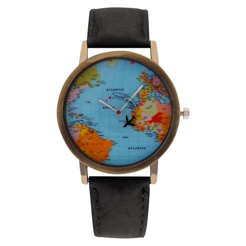 Herrenuhr Chronograph Multifunktionale Atmosphärische Herrenuhr Business Wear Uhr Casual und Herrenmode Uhr Elegante Kinder Armbanduhr Jungen Zugarm Band (C, One Size) von Generisch