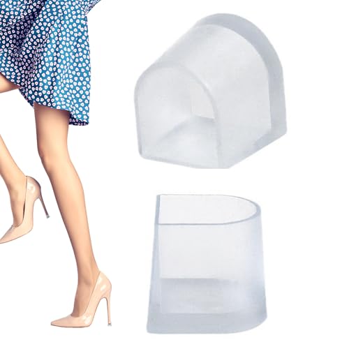 High Heel Protectors - PVC Anti Slip Heel Covers | Ergonomische Absätze Wache beim Tanzen und Gehen | Transparente Absätzeschutz verhindern Schäden | Schuhkappen für Frauen täglich im Freien im Freien von Generisch