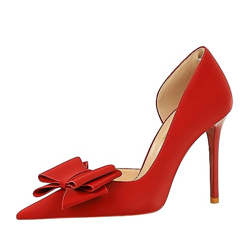 High Heels Für Damen, Bequem, Geschlossene Spitze Zehenpartie, 10,2 cm Stilettoabsätze, Slip-on-Pumps Für Party Und Abschlussball High Heels Für Damen, Bequem, Geschlossene Spitze Zehenpartie, 10,2 cm Stilettoabsätze, Slip-on-Pumps Für Party Und Abschlussball von Generisch