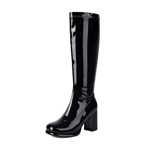 High Heels Overknees Stiefel Damen Blockabsatz Schuhe Knee Boots Plateau Stöckelschuhe Springerstiefel Hohe Elegante Mit Absatz Fetisch Platform Stiletto Sexy Glitzer Highheels Goth Sommer Pumps High Heels Overknees Stiefel Damen Blockabsatz Schuhe Knee Boots Plateau Stöckelschuhe Springerstiefel Hohe Elegante Mit Absatz Fetisch Platform Stiletto Sexy Glitzer Highheels Goth Sommer Pumps von Generisch