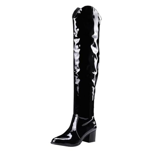 High Heels Overknees Stiefel Damen Elegante Schuhe Mit Absatz Fetisch Plateau Goth Pumps Stöckelschuhe Sexy Highheels Blockabsatz Trachtenschuhe Stiletto Spring Glitzer Sommer Springerstiefel Hohe High Heels Overknees Stiefel Damen Elegante Schuhe Mit Absatz Fetisch Plateau Goth Pumps Stöckelschuhe Sexy Highheels Blockabsatz Trachtenschuhe Stiletto Spring Glitzer Sommer Springerstiefel Hohe von Generisch
