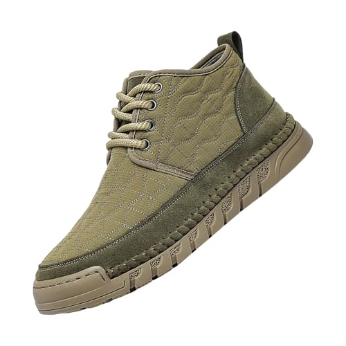 High Top Wanderschuhe，Outdoor Atmungsaktive Sneaker，Mode Freizeit Trekkingschuhe，Leichtgewichts Bequeme Walkingschuhe，rutschfeste Abriebfest Sportschuhe，Dicker Sohle Bergschuhe von Generisch