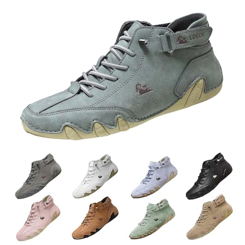 Hiking Schuhe Herren Schuhe Herren Damen Unsex Sneaker Ergonomischer Wasserdichter Schmerzlindernder LederBarfußschuh Orthopädische Wanderschuhe Wander von Generisch