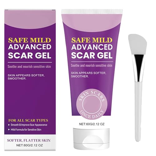 Hochentwickeltes Narbengel, tiefenwirksame Feuchtigkeitsversorgung, sanfte und nicht fettende Formel, Gesichtspflegelotion, feuchtigkeitsspendende Gesichtscreme, für Frauen, Mütter (1pcs) von Generisch