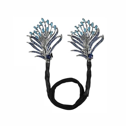Hochzeit Blumenstrauß Strass-Blumen-Haarspange, eleganter Lazy-Haar-Lockenwickler, Dutt-Clips, Dutt-Haar-Twister, Blumen, Dutt-Maker Innenspiegel Schmuck (A, One Size) von Generisch