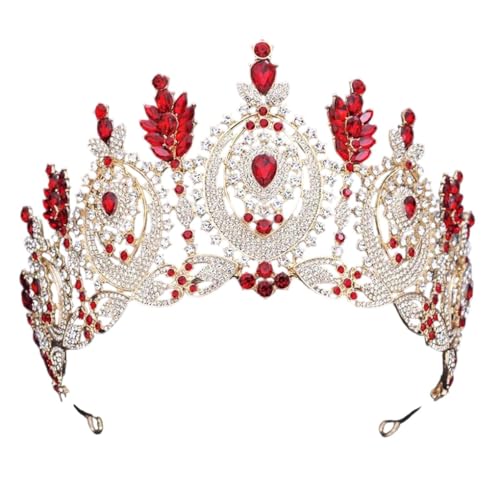 Hochzeitskrone für Frauen, Bankett, Braut-Tiaras, Party, Kostüm, Haarschmuck, Zubehör von Generisch