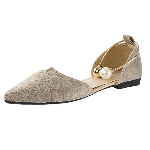 Hohe Schuhe Damen Stöckelschuhe Slipper Flache Für Bequeme Sommer Absatzschuhe Damenschuhe Mit Absatz Elegant Frühling Pumps Mädchen Ballerina Halbschuhe Bequem Spangenpumps von Generisch