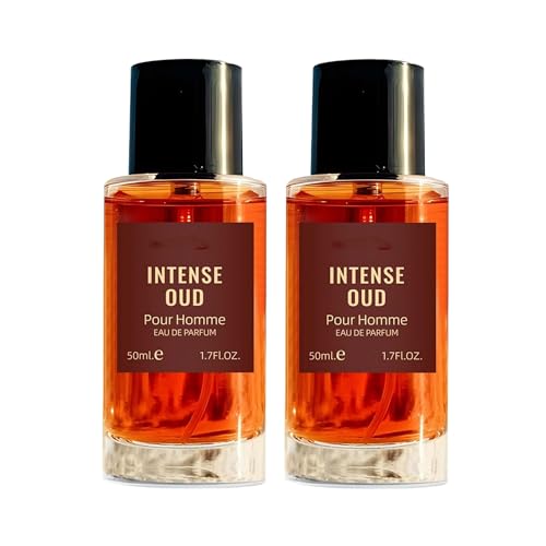 Holzduft, Parfüm Herren, Eau de Parfum für Herren mit Sandelholz und Leder, Weihrauch & Honig Eleganter, Leder & Honig Eleganter, intensiver Duft Langanhaltend, intensiver Duft Luxus (50ml, 2) von Generisch