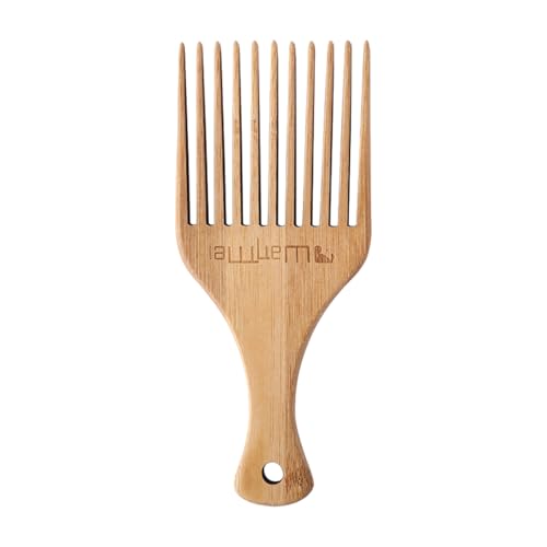 Holzpicke für Haare - 6,89 * 2,95 Zoll Friseursalon Holzgabelkämme | Entspannung Pick | Naturaler spitzer Schwanzkamm | Antistatischer Bart für Männer, Rückenfrisur Haus, Salon von Generisch