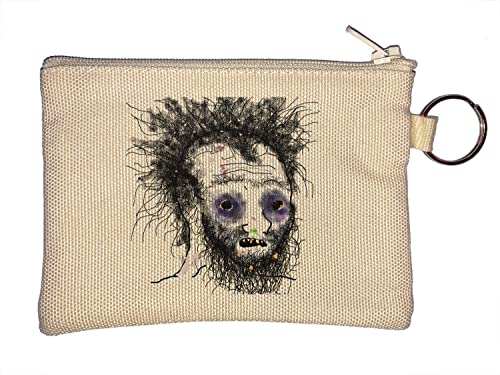 Homeless Wojak Funny Doomer Meme Schlüsselanhänger Münzbörse Beige von Generisch