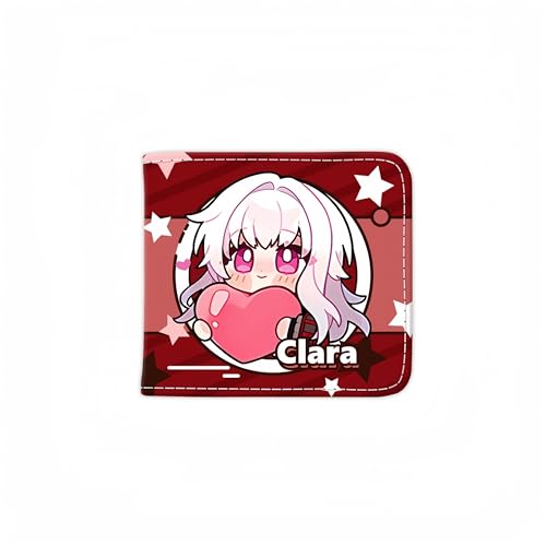 Honkai: Star Rail Peripheriegeldbörse, Game-Peripherieleder, bedruckt, kurze PU-Geldbörse, Q-Version, Clara, Einheitsgröße, Q-Version von Generisch